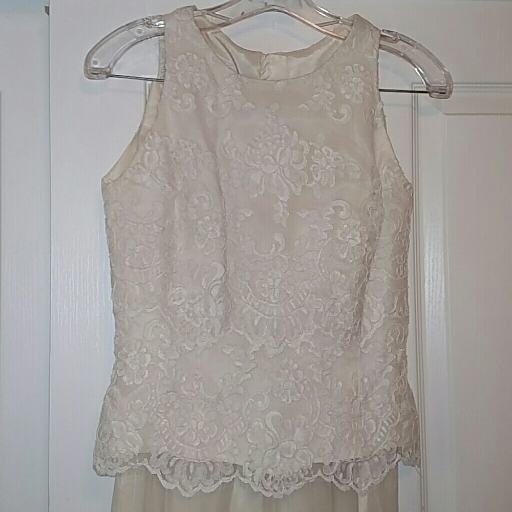 Watters and Watters Lace top and Palazzo pants